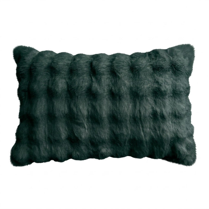 Pluche Textuur Decoratieve Kussen