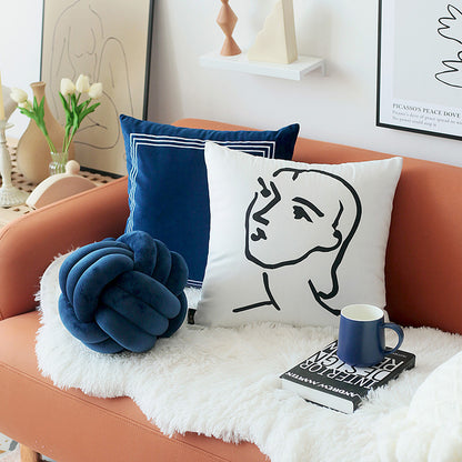 Knot-Shaped Decorative Pillow