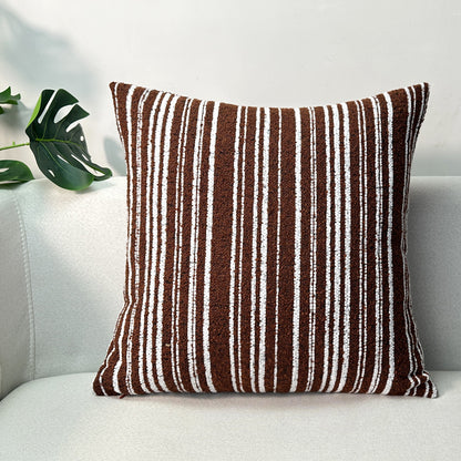Textured Striped Accent Pillow