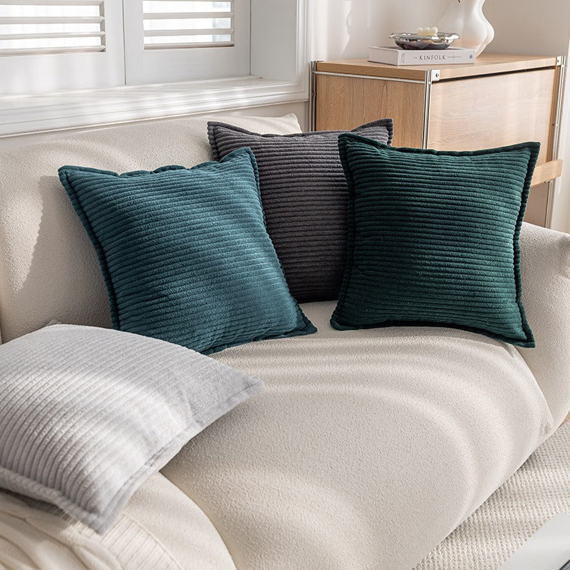 Ribbed Velvet Cushion