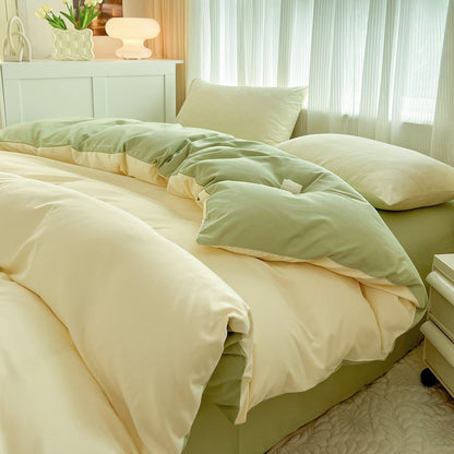 Premium Reversible Hypoallergenic Duvet Cover Set