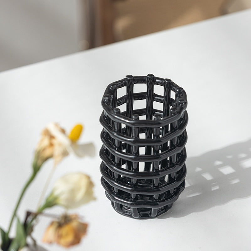 Decorative Woven Storage Basket Homeandso