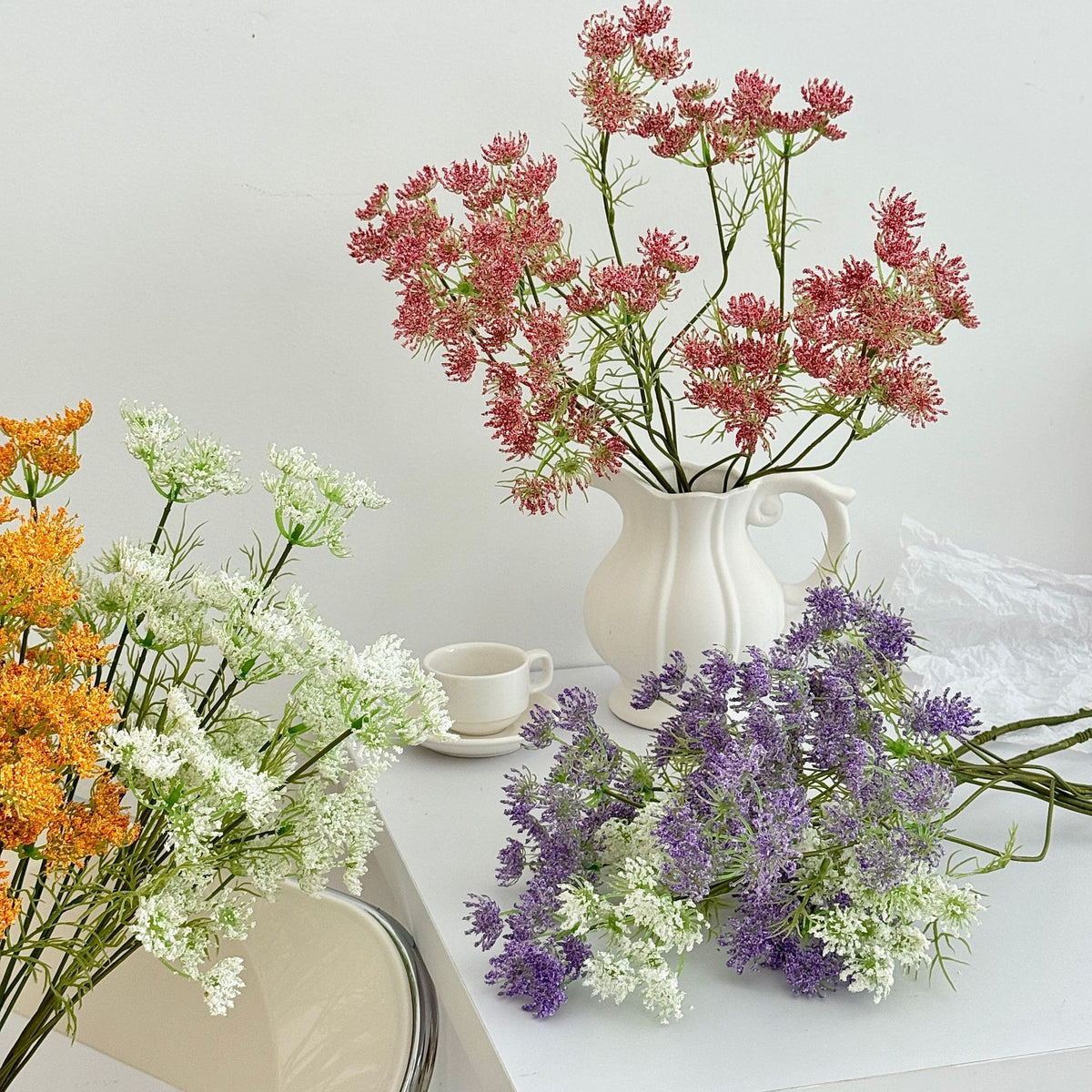 Decorative Faux Fennel Stem for Home Decor