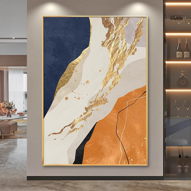 Modern Geometric Abstract Canvas Art Homeandso