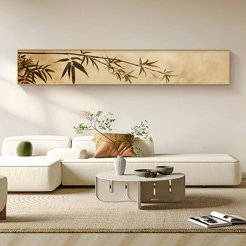 Bamboo-Inspired Horizontal Wall Art Homeandso