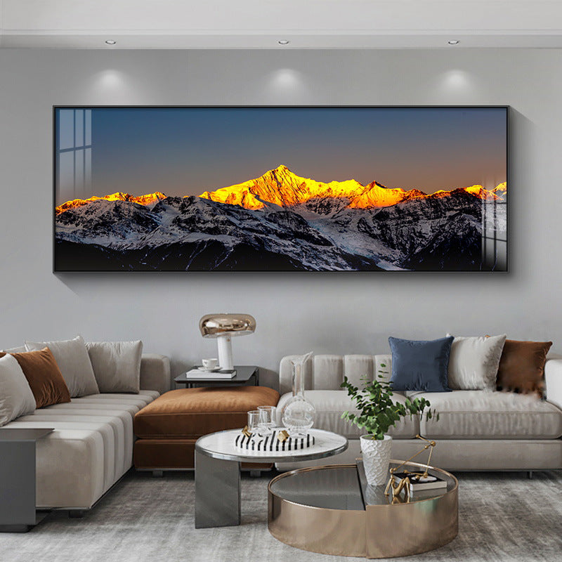 Framed Mountain Landscape Artwork Homeandso