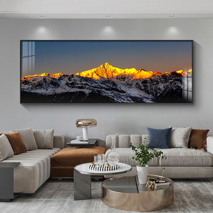 Framed Mountain Landscape Artwork Homeandso