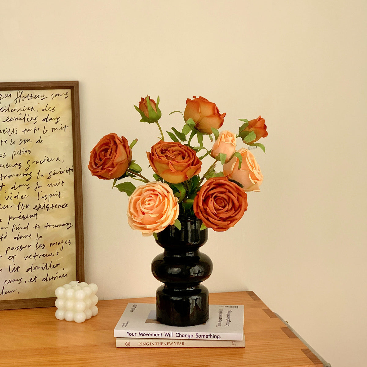 Elegant Artificial Rose Bouquet