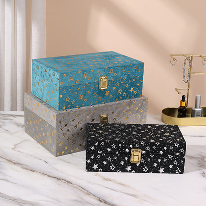 Star Pattern Decorative Storage Box Homeandso