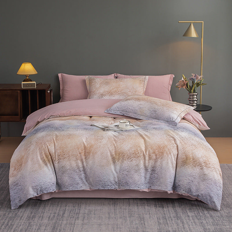 Nature-Inspired Botanical Print Duvet Cover Set
