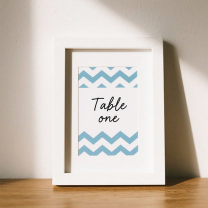 Elegant Wooden Table Number Frame