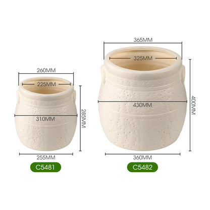 Textured Ceramic Flower Planter Homeandso