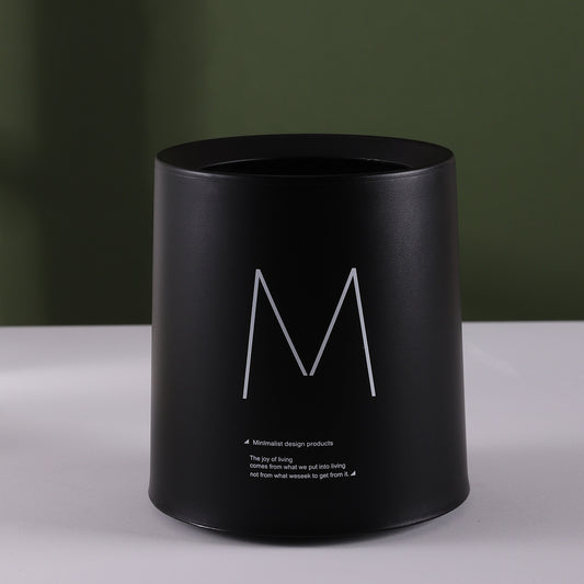 Minimalist Round Trash Bin Homeandso