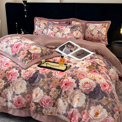 Floral Patterned Comforter Set
