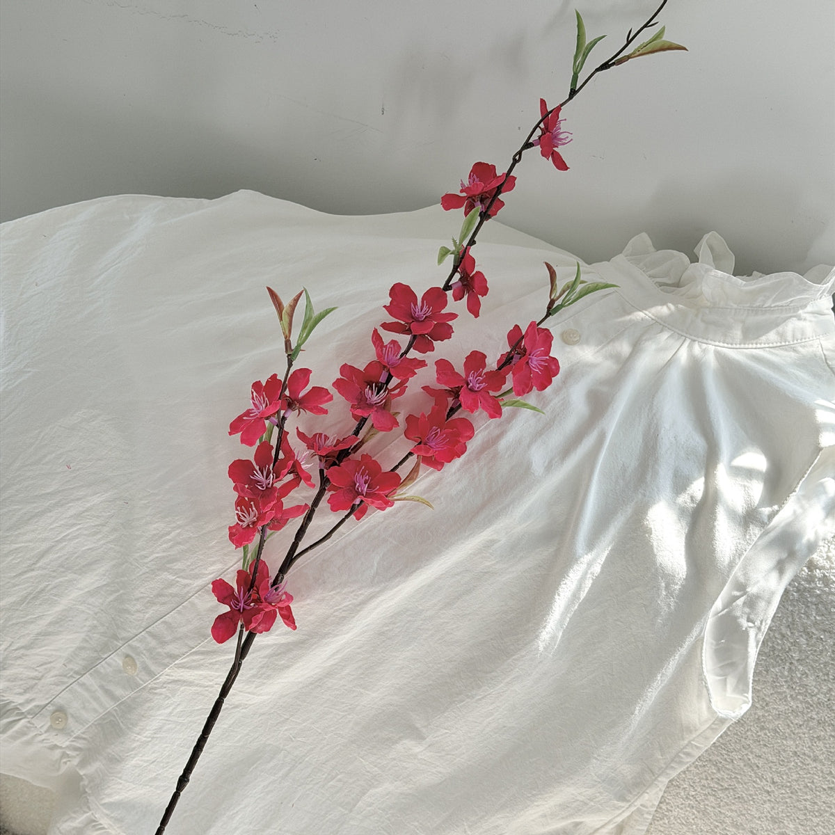 Decorative Cherry Blossom Stem for Floral Arrangements