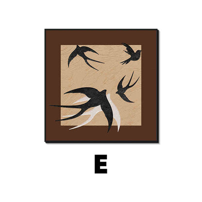Bamboo-Inspired Framed Wall Art Homeandso