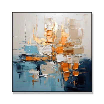 Textured Abstract Gold Leaf Canvas Wall Art Homeandso