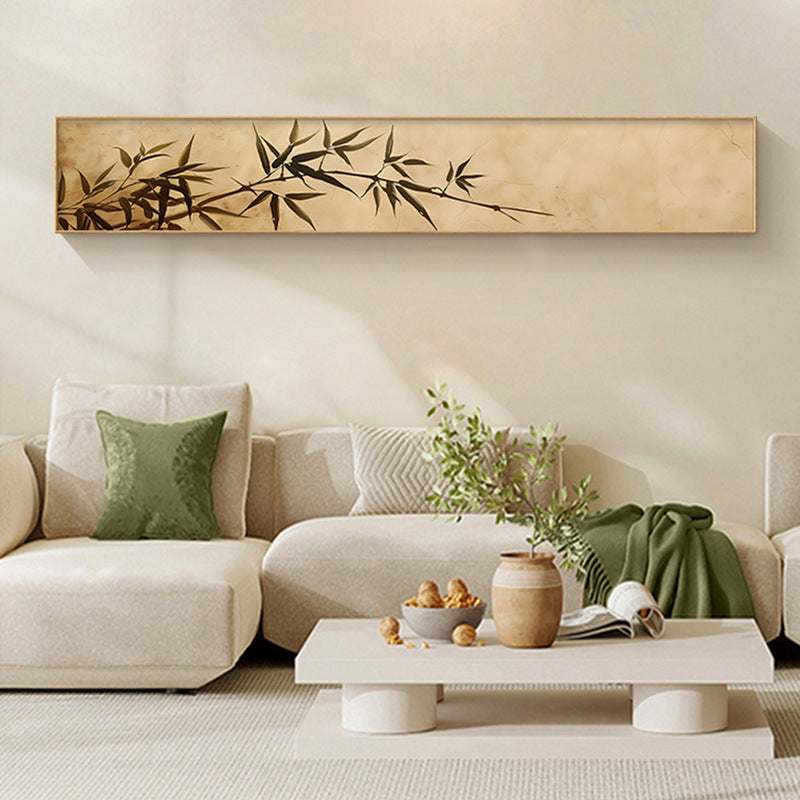 Bamboo-Inspired Horizontal Wall Art Homeandso
