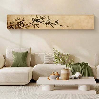 Bamboo-Inspired Horizontal Wall Art Homeandso