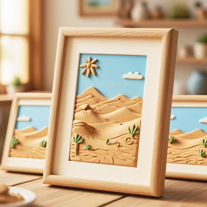 3D Landscape Wall Art Frame
