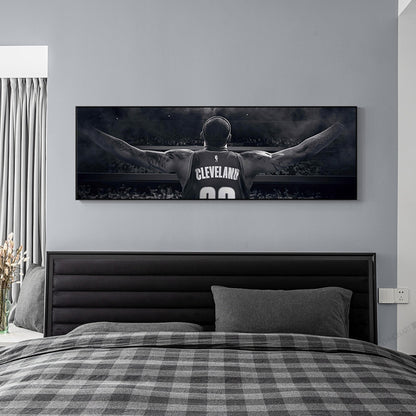 Men's Stylish Basketball Action Wall Art Print Homeandso