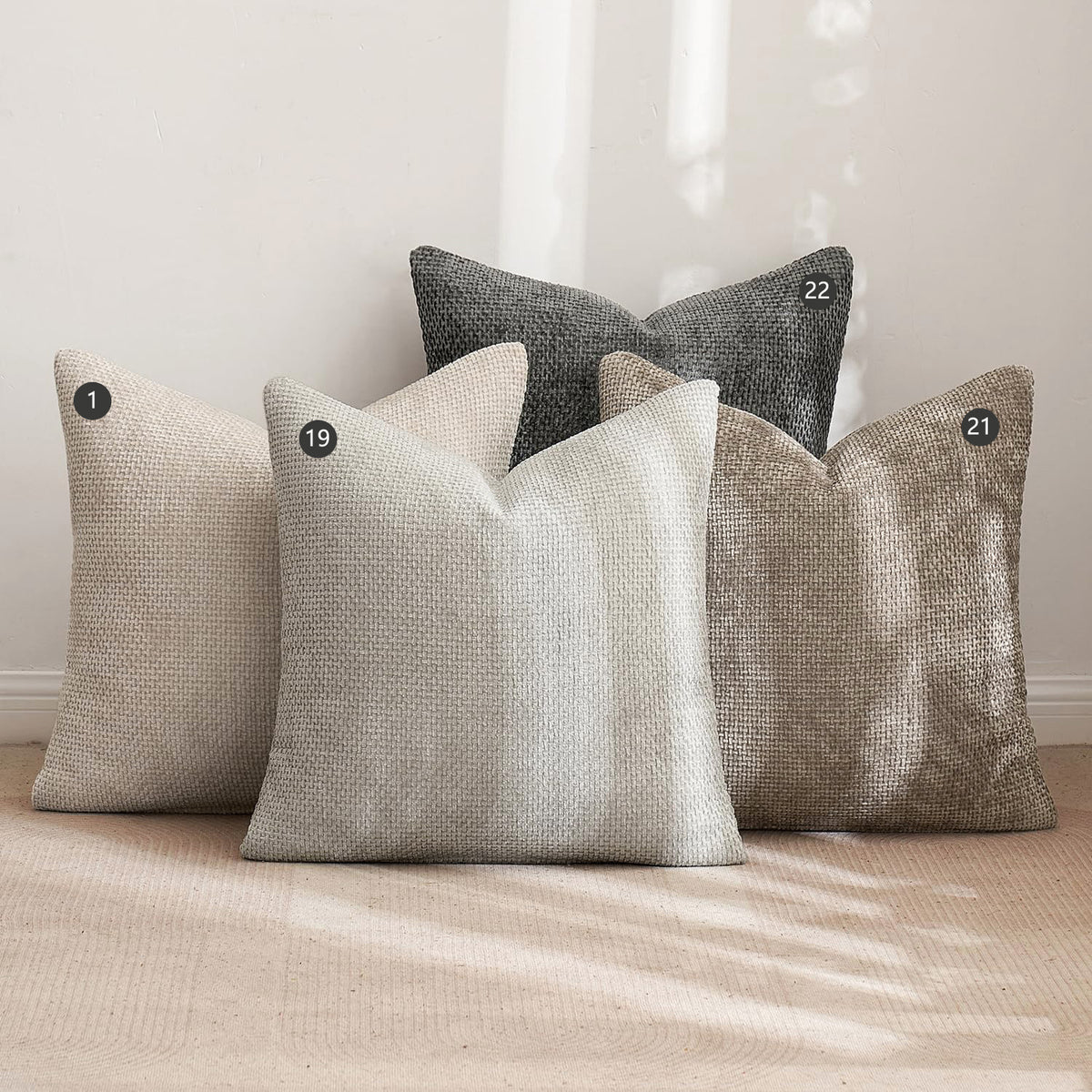 Textured Multi-Color Decorative Pillow