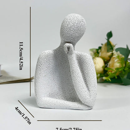 Contemplative Pose Decorative Figurine Homeandso