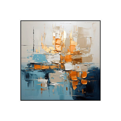 Textured Abstract Gold Leaf Canvas Wall Art Homeandso