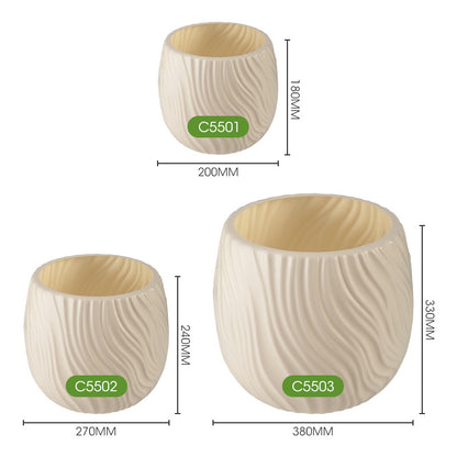 Textured Decorative Ceramic Planter Homeandso