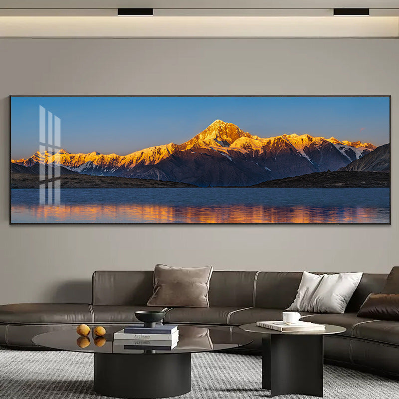 Framed Mountain Landscape Artwork Homeandso
