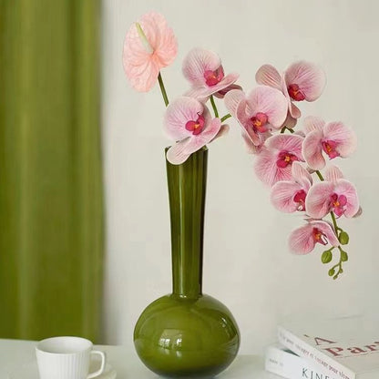 Elegante moderne Glas Blumenvase