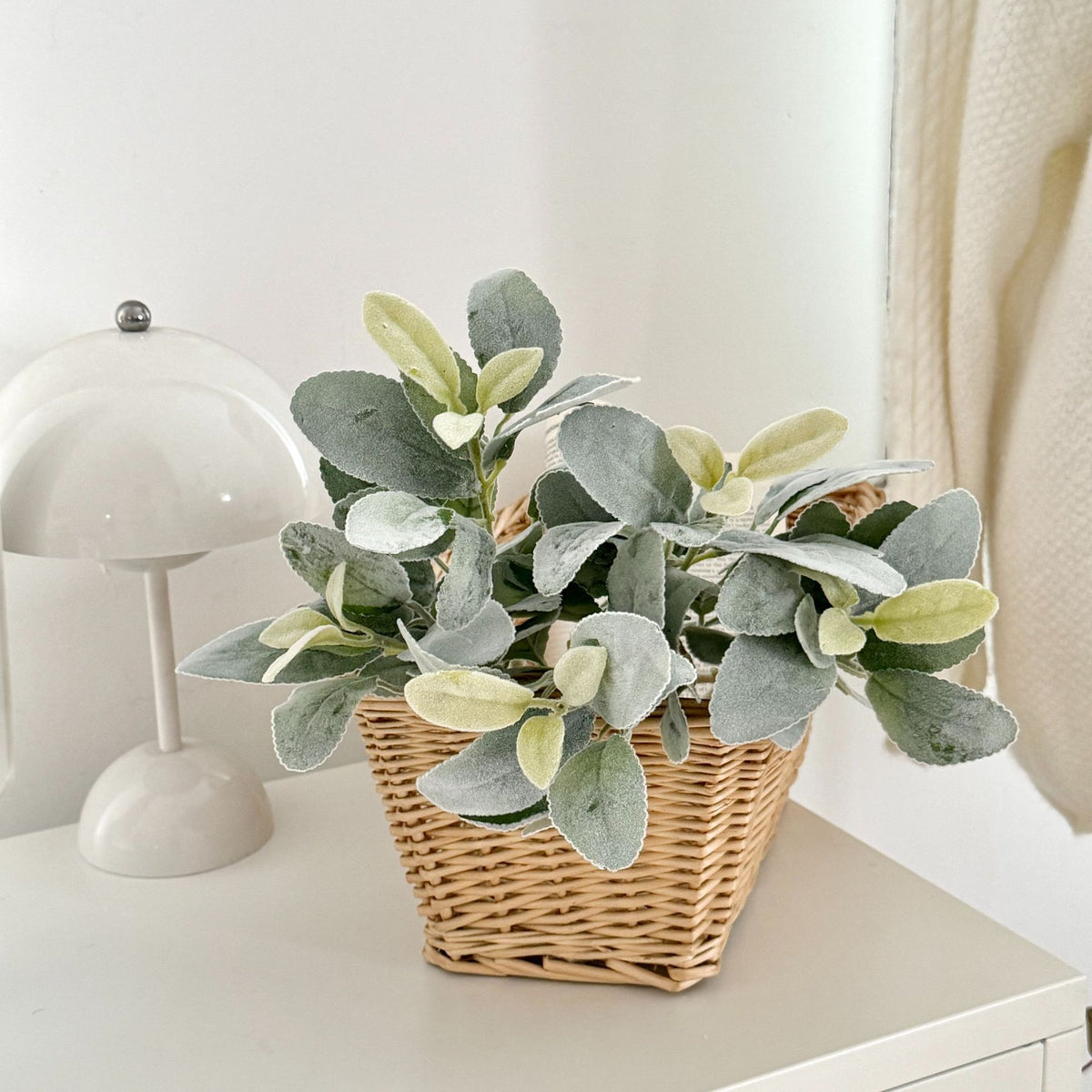 Decorative Faux Leaf Stem for Home Decor