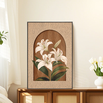 Floral Embellished Framed Wall Art Homeandso