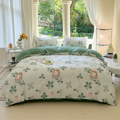 Playful Cartoon-Themed Duvet Cover Set Homeandso