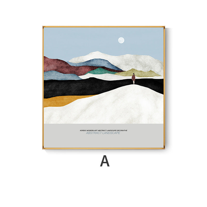 Abstract Landscape Framed Art Print Homeandso