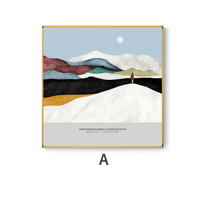 Abstract Landscape Framed Art Print Homeandso