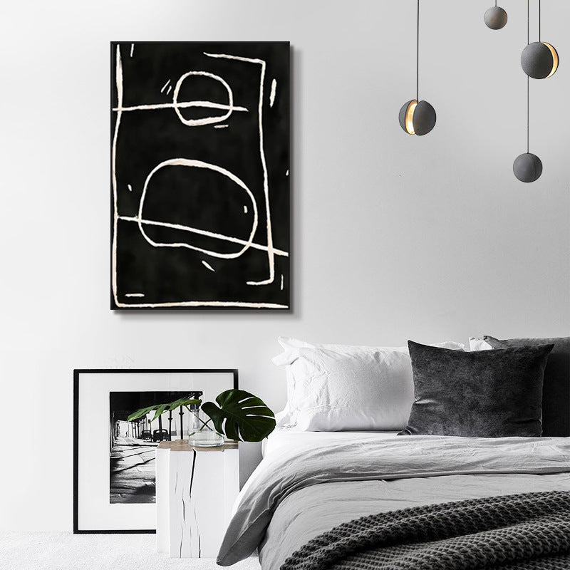 Abstract Line Art Framed Wall Print Homeandso