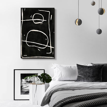 Abstract Line Art Framed Wall Print Homeandso