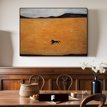 Framed Horses Artwork Homeandso