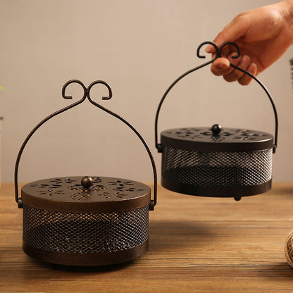 Decorative Metal Storage Basket Homeandso