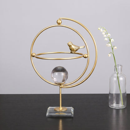Decorative Orbital Bird Figurine Homeandso