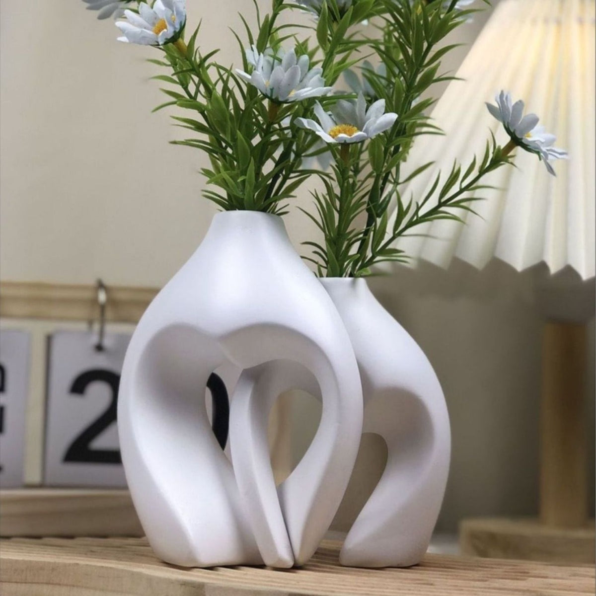 Heart-Shaped Ceramic Vase Homeandso