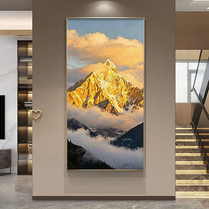 Majestic Mountain Landscape Canvas Art Homeandso