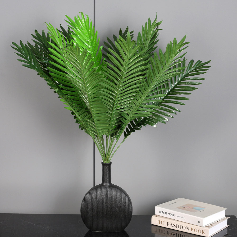 Decorative Artificial Palm Leaf Arrangement Homeandso