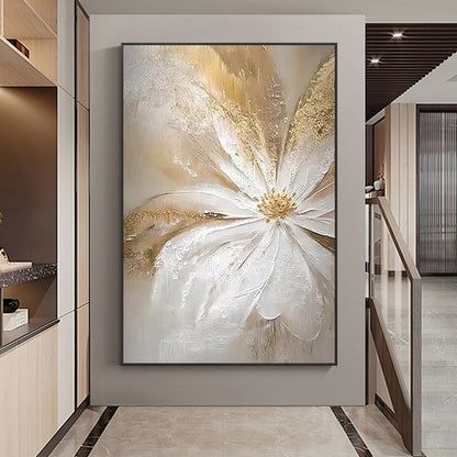 Abstract Floral Canvas Print Homeandso