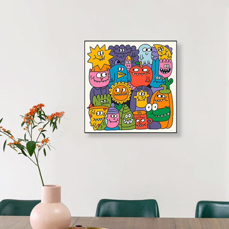 Whimsical Forest Creature Illustration Art Print Homeandso