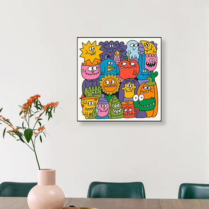 Whimsical Forest Creature Illustration Art Print Homeandso