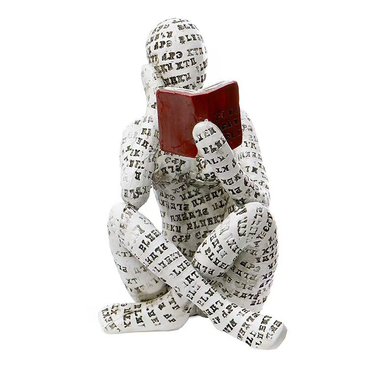 Relaxed Reading Figurine Homeandso