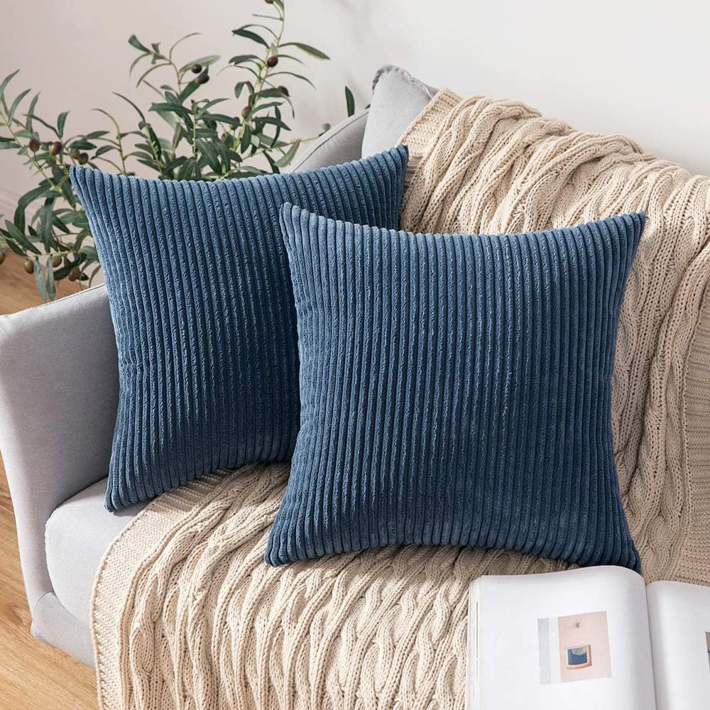 Textured Velvet Decorative Pillow