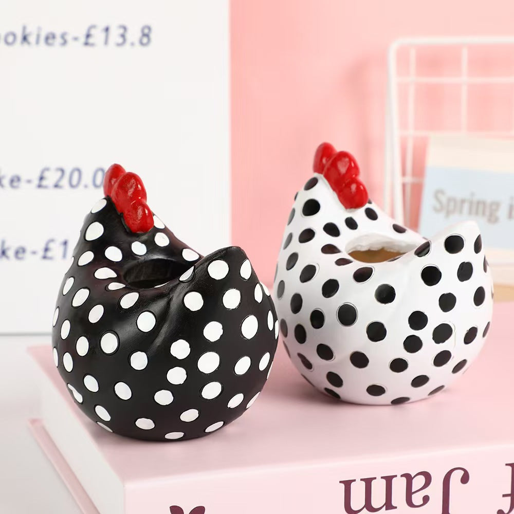 Decorative Chicken Planter Homeandso